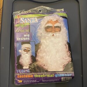 Santa Costume Wig and Beard Set
